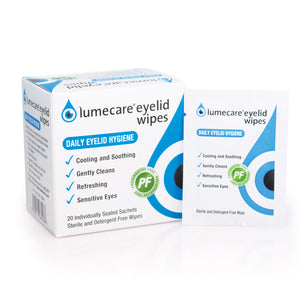 Lumecare Eyelid Wipes 20 x 2.25ml