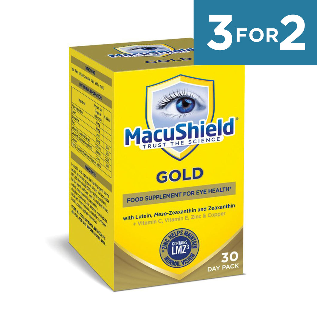 Macushield Gold Mz Supplements 30 Day - 1 box