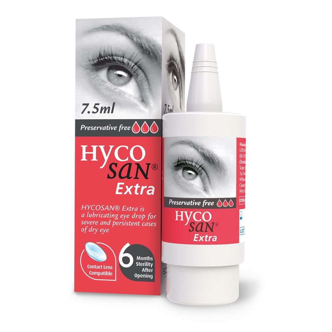 Hycosan Extra RED Dry Eye Drops 7.5ml Bottle