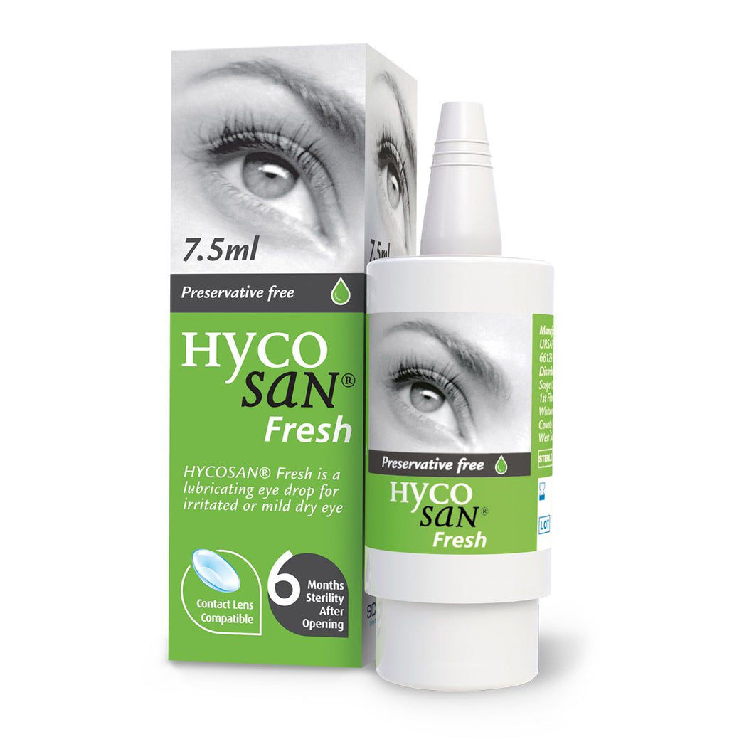 Hycosan Fresh Dry Eye Drops 7.5ml Bottle