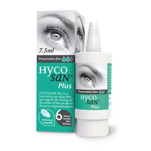 Hycosan Plus GREEN Dry Eye Drops 7.5ml Bottle