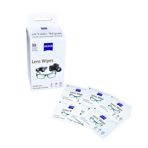 Zeiss Pre Moistened Wipes (Box of 12 containing 30 wipes)